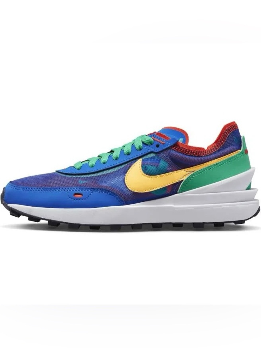 Nike Waffle One (Game Royal Citron Green) Women's Shoes DC2533-402 Size 8
